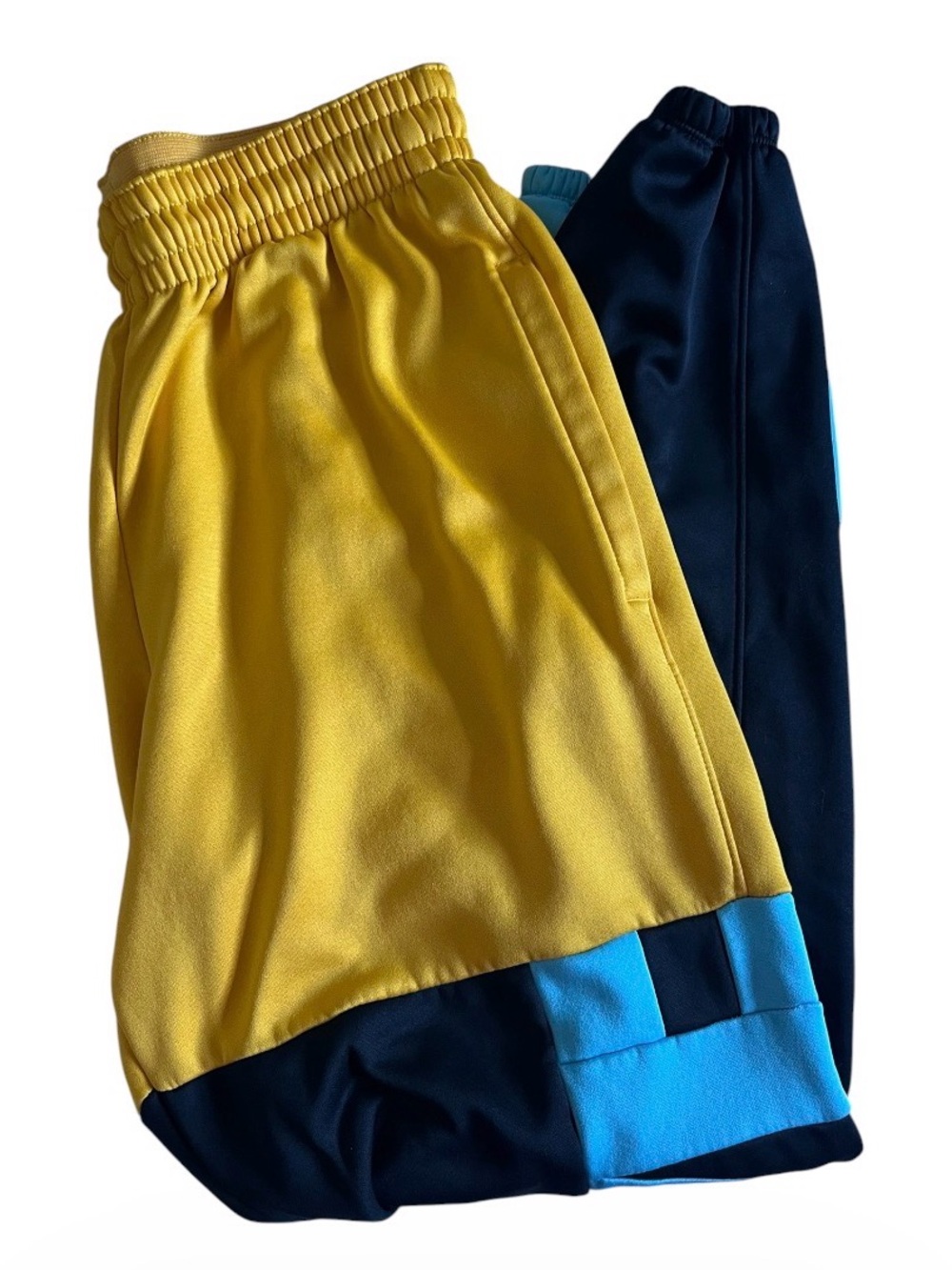 NIKE STARTING 5 PANTS Therma Fit Sweatpants Joggers Yellow Mens Medium